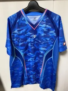 Nittaku 卓球ウェア Lサイズ 青迷彩