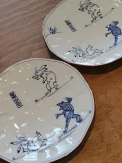 鳥獣戯画　高山寺（赤塗り）変形取り皿 鳥獣戯画 高山寺（赤塗り）変形取り皿 - メルカリ