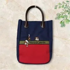 美品 Roberta di Camerino ロベルタ 犬 ミニトートバッグのサムネイル