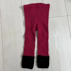 ベビー ハート模様 レギンス ピンク　タイツ　85センチ