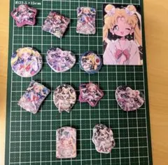 新品未使用 ハンドメイド用品 デコレーションパーツ デコパ アニメ まとめ売り