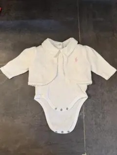 Ralph Lauren ラルフローレン ベビーロンパース カーディガン セット