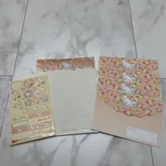 ハローキティ メモ用紙とシールセット