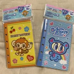 エンジェルブルー　6穴　シール帳セット　ANGEL BLUEシール帳