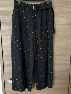 apart by lowrys ドットパンツ　ブラック　美品　ローリーズ
