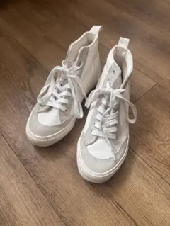 niko and…ハイカットスニーカー 白 アイボリー S