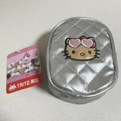 タイトー限定　Myハローキティ　キルティング刺繍ポーチ　日焼けキティ