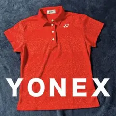 YONEXレディースウェア Mサイズ 赤 エンボス裏地付き テニス ゴルフ 美品のサムネイル