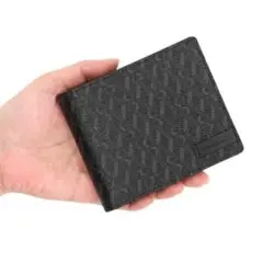 【新品未使用】Orobianco オロビアンコ 牛革 二つ折り財布 ブラックのサムネイル