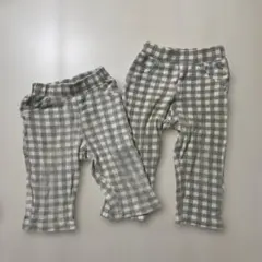 ペアマノン　ズボン2枚セット　80、90センチ