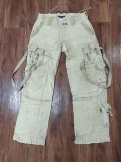 90s RalphLauren linen cargopantsのサムネイル