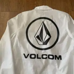 VOLCOM ホワイト ナイロンジャケット Sサイズ