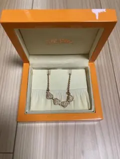 Folli Follieフォリフォリ　ピンクゴールド ハート型ネックレス