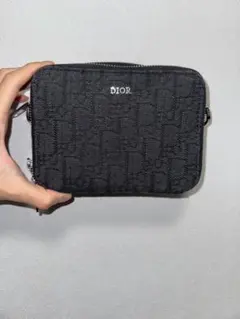 Dior ブラック ショルダーバック