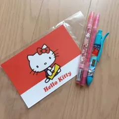ハローキティ ポストカード ペンセットのサムネイル
