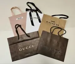 GUCCI LouisVuitton ショップ袋セット