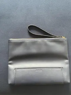 レザー クラッチバッグ　青紺色