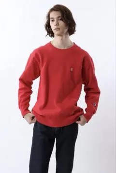 Champion Reverse Weave トレーナー Lサイズ レッド