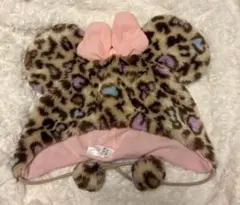ディズニー ミニー ヒョウ柄ファンキャップ 廃盤品