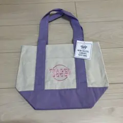 TRADER JOE'S ミニパステルキャンバストートバッグ