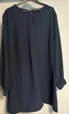 ZARA フォーマル サイズXL ネイビー ビジュー
