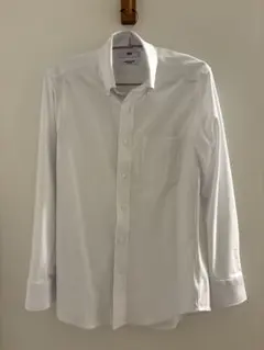 ユニクロ スーパーノンアイロンジャージースリムシャツボタンダウン メンズサイズS