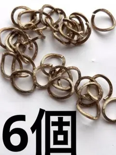 117.変形リングパーツ ゴールドカラー 模様入り ハンドメイド素材