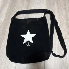 CONVERSE コーデュロイ ショルダーバッグ ブラック