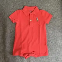 【1回のみ着用】Ralph Lauren ラルフローレン ポロシャツ ロンパース