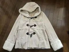 OLIVE des OLIVE ベージュ ダッフルコート　ふわふわ