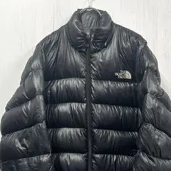 ノースフェイス ダウンジャケット 700フィル　ナイロン 黒 L