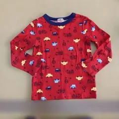 ミキハウス　HOT BISCUIT 車柄 長袖カットソー