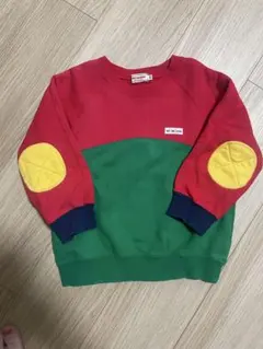 ミキハウス　バックプリントロゴトレーナー　100cm