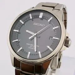稼働良品 SEIKO 7B52-0AD0 電波ソーラー チタン メンズ Y2K - メルカリ