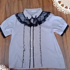 リボンフリルシャツ　値下げ不可