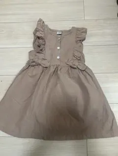 値下げしました！futafuta ワンピース 100cm ブラウン