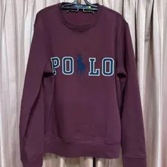 POLO RALPH LAUREN バーガンディ トレーナー M