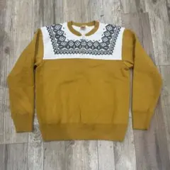 DELUXEWARE デラックスウェア ハーフジップスウェット M