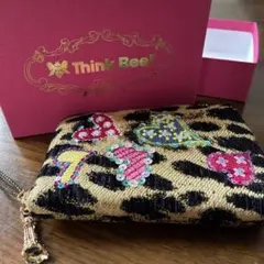 新品未使用　Think Bee! レオパード柄　ポーチのサムネイル