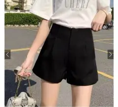 GRL タックハイウエストショートパンツ at1744