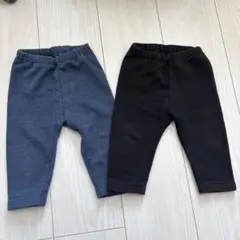 ユニクロ　裏起毛レギンスパンツ　2枚セット
