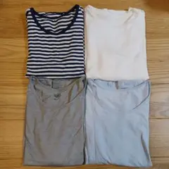 HEATTECH他 ロングスリーブ アンダーシャツ 4枚セット 140