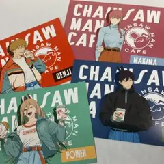 チェンソーマン　ポスターカード4枚セット　ポチタ、パワー、アキ、マキマ