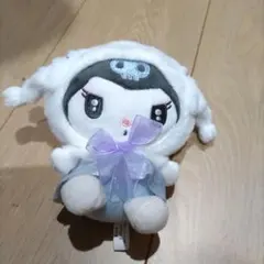 クロミ ぬいぐるみ 約15cm たれ耳ゴシックフードぬいぐるみ　ホワイトのサムネイル