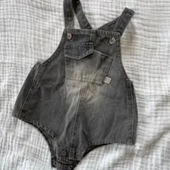 oottbebeデニムグレー オーバーオール ベビー服