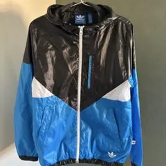 adidas フード付きジャケット XS トレフォイル フルジップ