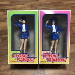 希少 出動！ミニスカポリス 沢木涼子 藤森みゆき フィギュア 当時物 未使用