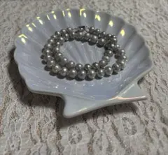 天然淡水真珠ネックレス 9.5mm ♡ ブレスレットおまけ付き