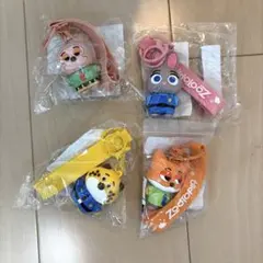 ディズニーズートピア　キーホルダー　4点セット