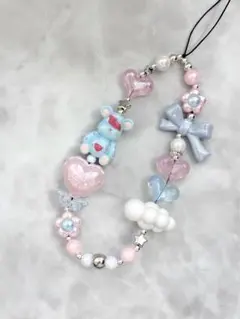 ビーズストラップ スマホストラップ 携帯ストラップ